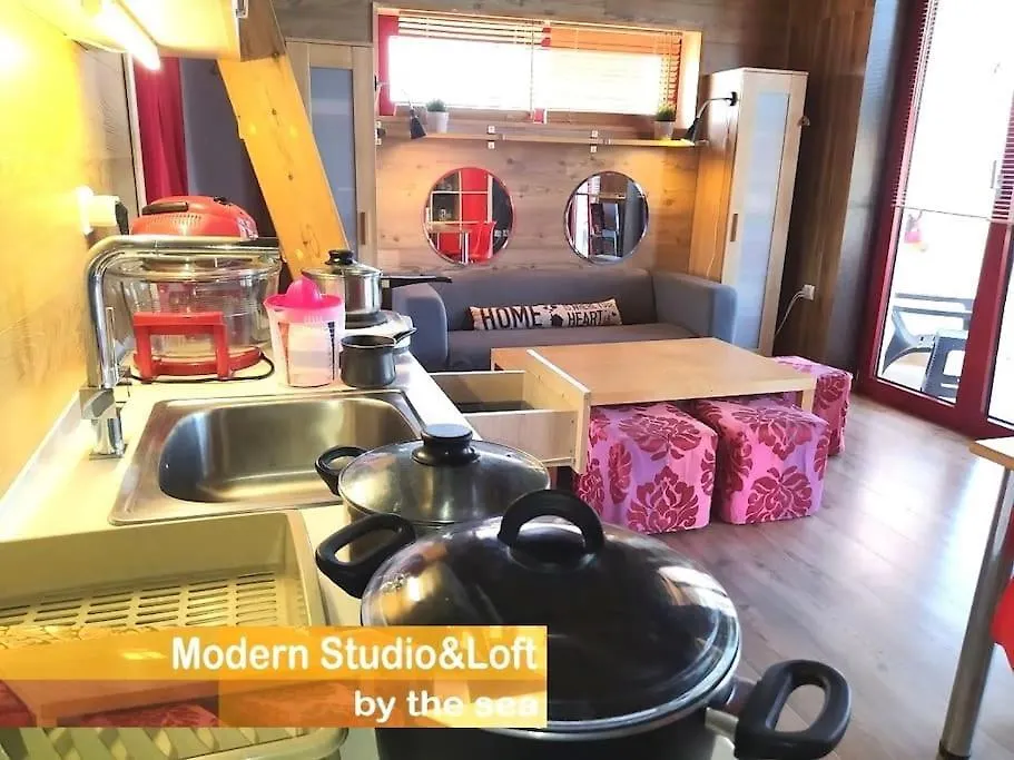 펜션 에파노미 Modern Studio&Loft By The Sea 빌라 그리스
